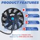 thumbnail image 4 of Ventilador de radiador EVERESTWAY 18 cm 12 V 80 W (2 unidades), 4 of 7