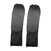 Ioensy - 1 Par Shin Instep Guards Mma Supplies Protección De Entrenamiento Protector Elástico Negro Y L