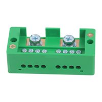 Ioensy - Bloque De Terminales Caja De Distribución Del Hogar Bloque De Tira De Terminales Para El Hogar 2 En 8 Verde