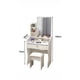 thumbnail image 1 of Tocador Elegante Con Espejo Y Taburete., 1 of 3