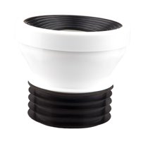 Magideal - Reemplazo De Cambiador De Brida De Inodoro Descentrado, Fácil De Instalar, Conector Versátil, Tubería De Conexión De Inodoro Para Desagüe De Bañera De Directo No Quitar