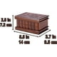 thumbnail image 2 of Caja de joyas secreta de madera Puzzle Magic Case allboxesinoneplace, 2 of 2