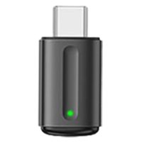 Bothyi - Adaptador De Control Remoto Ir Para Teléfono Inteligente Tipo C Para Reproductor De Dvd De Teléfono Negro