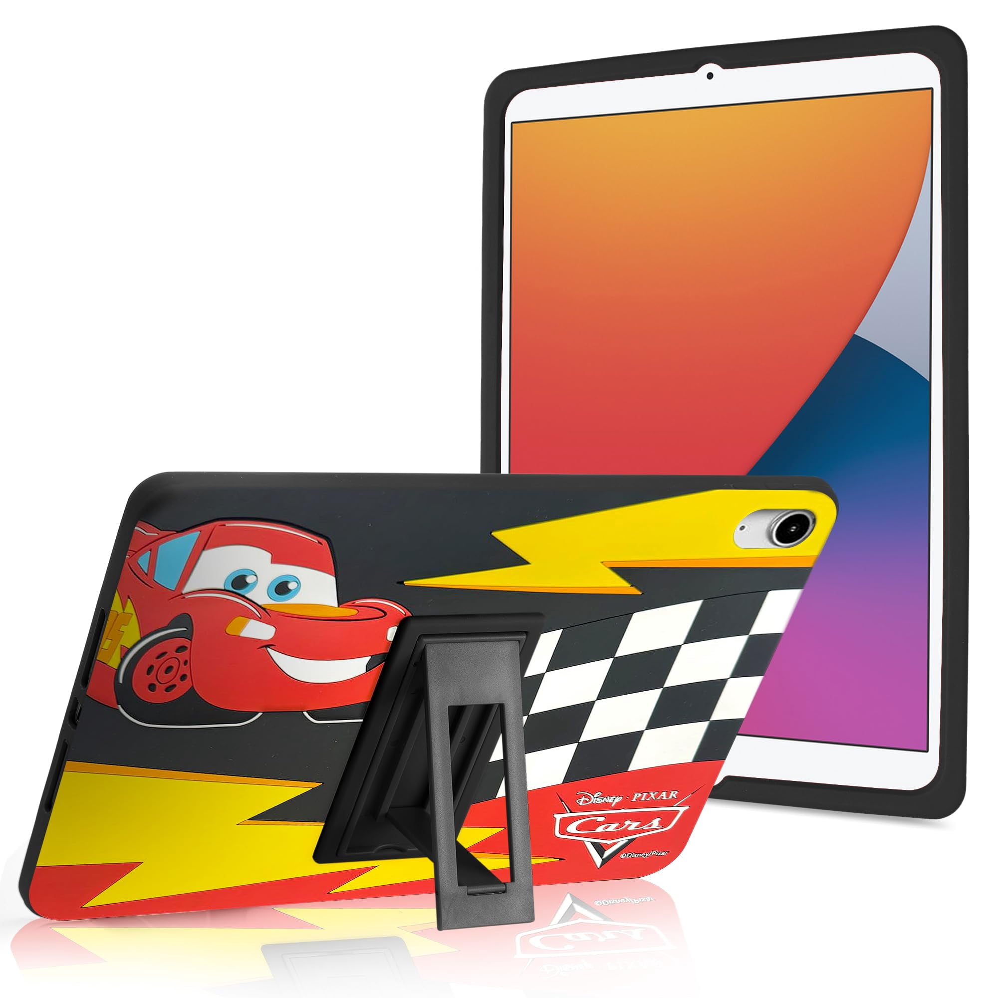Funda Para Ipad Komar Kids Disney Cars De 10,9 Pulgadas A Prueba De Golpes