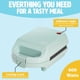 thumbnail image 5 of Sandwichera Tasty Mini, 600 W, Aqua, hace sándwiches y paninis, 5 of 7