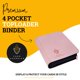 thumbnail image 2 of Carpeta Card Guardian Premium de 4 bolsillos con cremallera – Rosa, 2 of 8