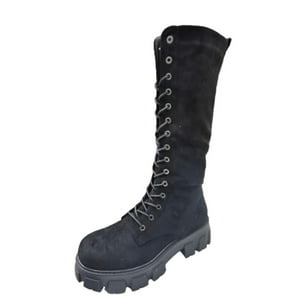 Vinnys Outlet - Bota Mujer Invierno Larga Negro