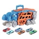 thumbnail image 5 of Camión Dinosaurio Transformable Divertido Interactivo Para Niños Niñas Edad 3 Años Azul Con 6 Coches, 5 of 5