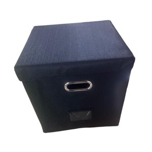 Bothyi - Caja De Almacenamiento De Discos De Vinilo De 12 Pulgadas, Estuche Para Discos De Cd, Organizador De Estuche De Transporte, Color Negro