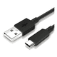 thumbnail image 3 of Cable USB 2 metros tipo c carga rápida 3.1 Negro, 3 of 3