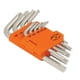 thumbnail image 1 of Llaves Torx Estrella T10-T50 Cortas Juego 9 Piezas, 1 of 2