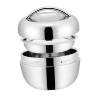 Bothyi - Caja Bento De Acero Inoxidable Contenedor De Almuerzo Aislado Para Acampar Picnics Hogar 1L