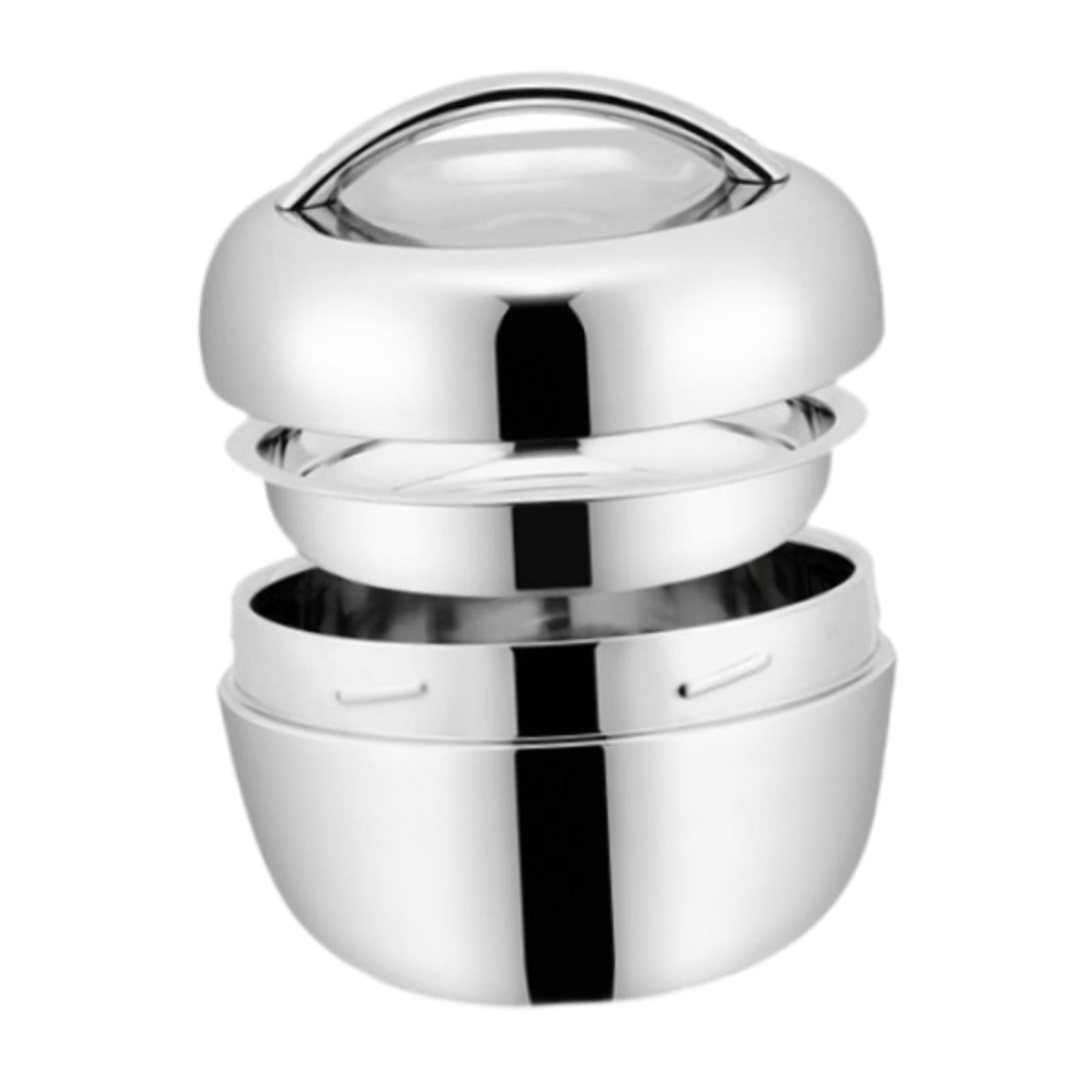 Bothyi - Caja Bento De Acero Inoxidable Contenedor De Almuerzo Aislado Para Acampar Picnics Hogar 1l