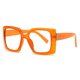 thumbnail image 1 of Gafas de lectura Bullabulling Retro Bloqueo de Luz Azul 2.25 Naranja, 1 of 6