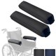 thumbnail image 1 of Almohadillas para reposabrazos Vive Easy Clean para sillas de ruedas, color azul y negro (2 unidades), 1 of 9