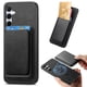thumbnail image 5 of Funda de Cuero Magnética con Tarjetero para Samsung Galaxy A55 Cubierta Delgada Negro, 5 of 5