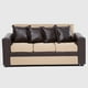 thumbnail image 4 of Sofa Paris 2 Pouf Pu Café Beige, 4 of 5