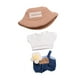 thumbnail image 1 of Top Y Pantalones De Muñeca De Felpa, Flexibilidad DIY, Haz Tus Propias Muñecas Para Muñeca De 5,91 Pulgadas, Sombrero Caqui, 1 of 3