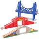 thumbnail image 1 of Set de tren On Track USA – Pack de 3 puentes de madera, 1 of 9