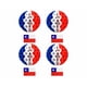 thumbnail image 1 of Packx4 Adornos Colgantes Panal Abeja Tricolor Fiestas Patria, 1 of 4