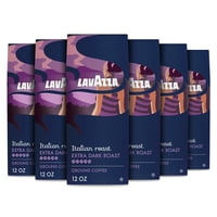 Café Tostado Italiano Lavazza, Molido, 6 X 340 G, Color Dorado Oscuro