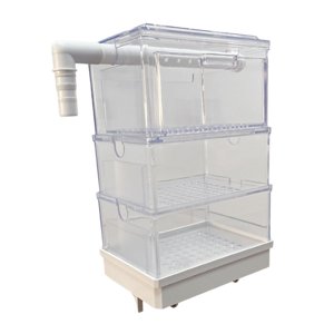 Ioensy - Caja De Filtro Colgante Para Acuario, Caja De Filtro Externo Silenciosa De Múltiples Capas Para Pecera, Tres Capas