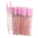 thumbnail image 1 of 100PCS Cepillo De Pesta?as Varitas De Rímel Desechables Aplicadores De Cristal Rosa, 1 of 1