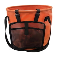 Magideal - Cubo Plegable Cubo De Agua Plegable Herramienta Práctica Con Mango Lavabo Multifuncional 28L Contenedor De Almacenamiento De Agua Para Piscina Camping