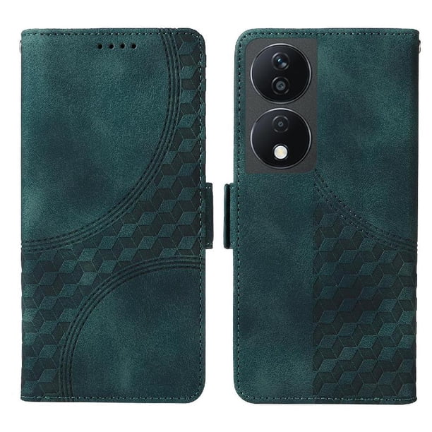 Carcasa FOXDOCK Honor X7B 4G de cuero PU, diseño acolchado clásico, protección contra caídas y rayones