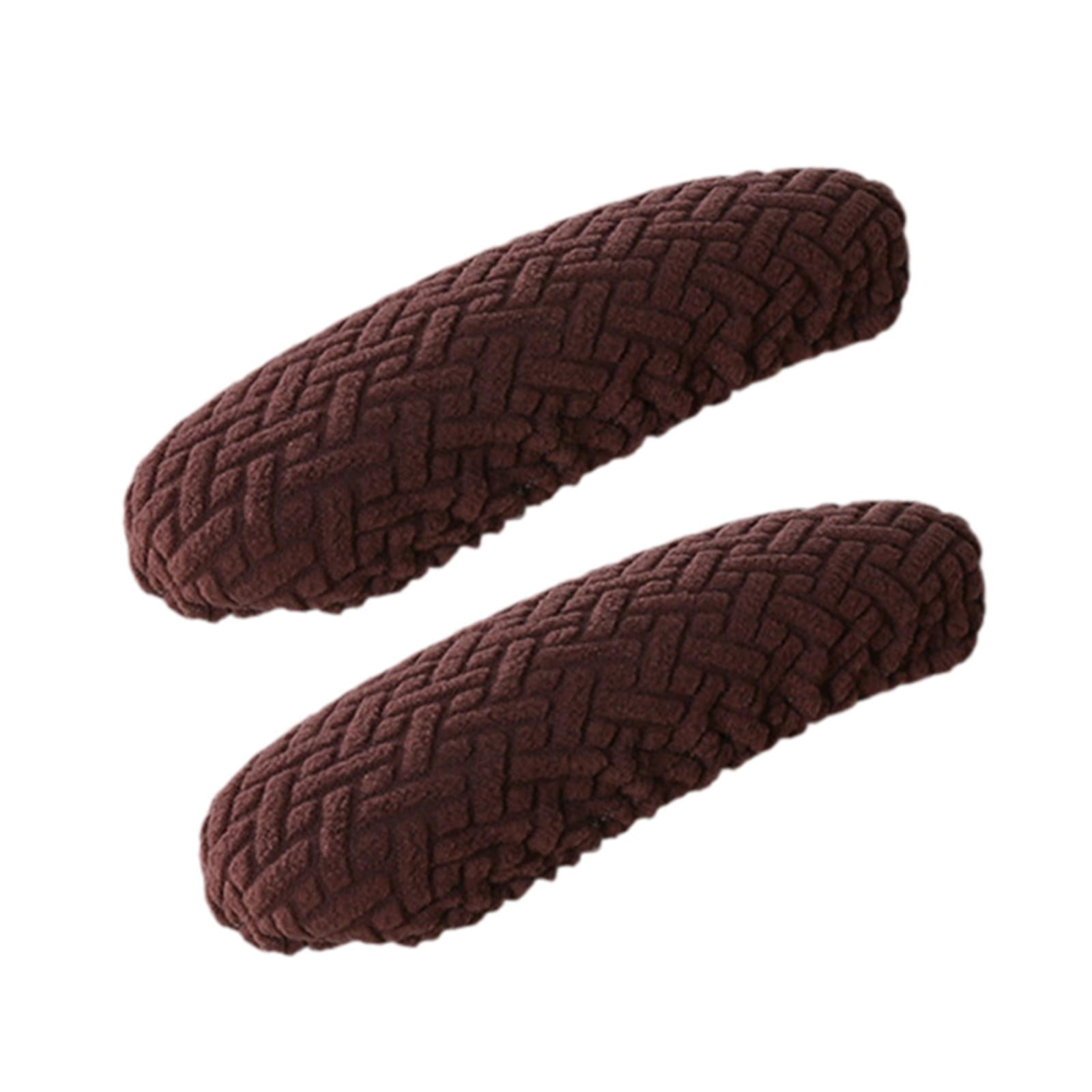 Bothyi - 2 Fundas Para Reposabrazos De Silla De Oficina, Elásticas Y Extraíbles, Color Café