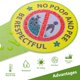 thumbnail image 3 of Cartel para jardín EVIESKENT, no perros, no heces, doble cara, 2 unidades, 3 of 7
