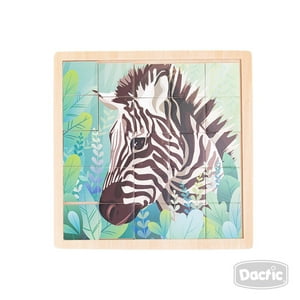 Dactic - Puzzle Cebra Madera