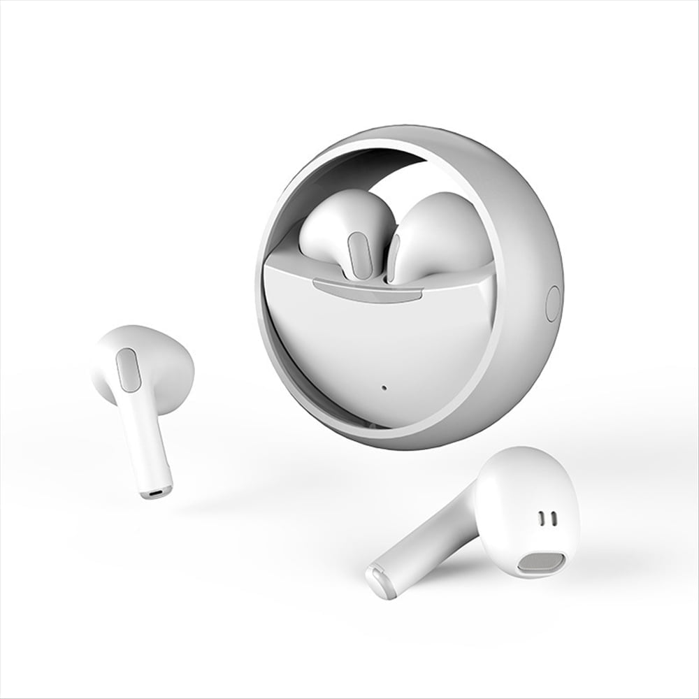 Aaronmei Auriculares Inalámbricos Bluetooth Tws Blanco
