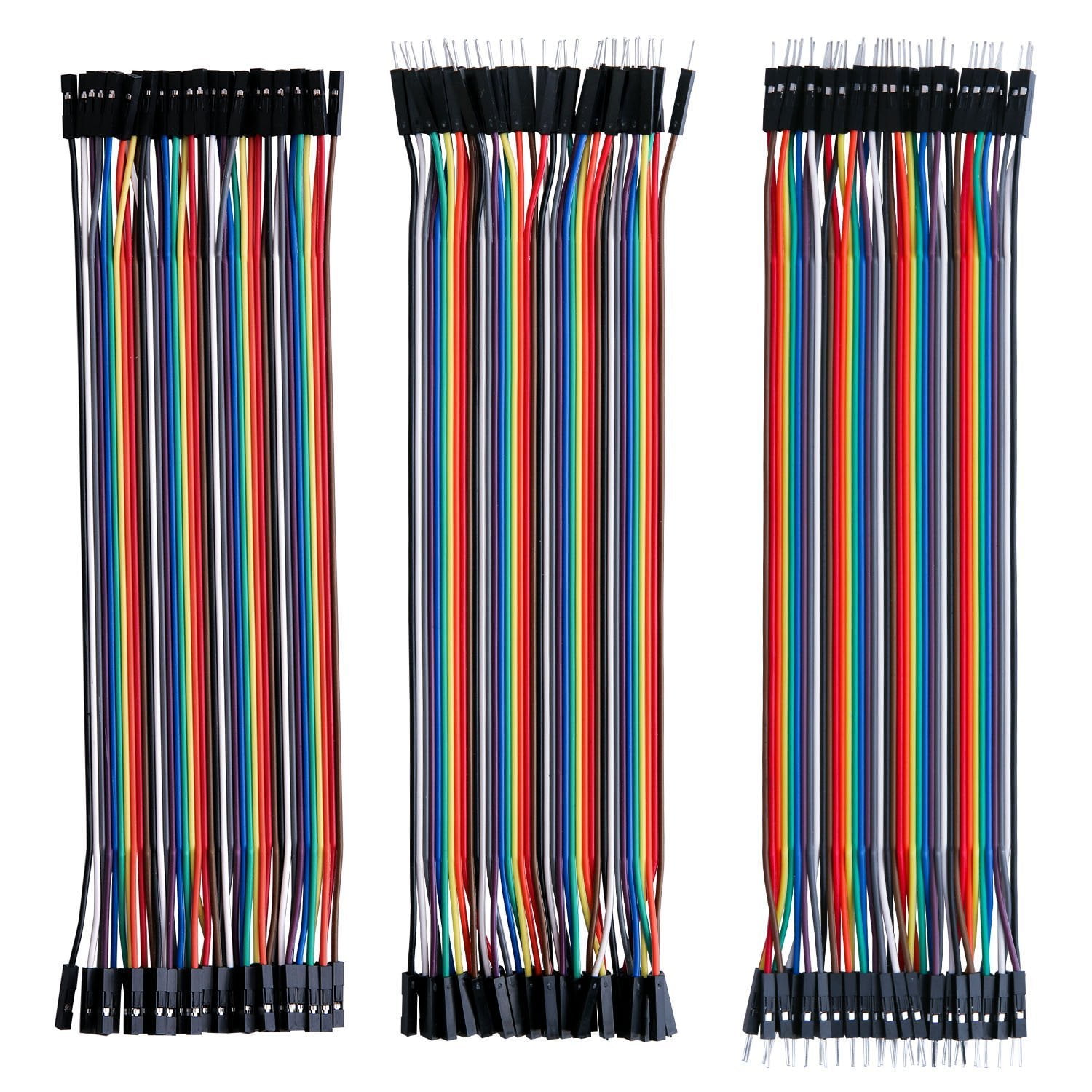 Kit De Cables Jumper Ribbon Elegoo De 120 Piezas Para Proyectos De Arduino