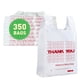 thumbnail image 1 of Bolsas de plástico 52USA Thank You 350 unidades blancas con asas, 1 of 7