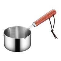 Magideal - Mini Olla Para Sopa, Olla Para Desayuno, Tazón De Condimento Doble, Olla Para Cocinar Gachas, Cacerola De Leche Antiadherente, Cacerola Pequeña Para Q 125Ml