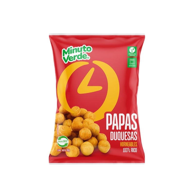 Papas Duquesa Congeladas 500 g Minuto Verde
