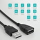 thumbnail image 2 of Cable USB LORDTRONICS de 91 cm macho a hembra negro, 2 of 7