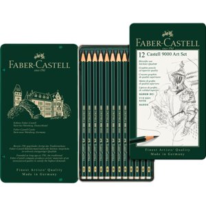Faber Castell - Lápiz Grafito Castell 9000 Arte Faber-Castell X12 Uds.