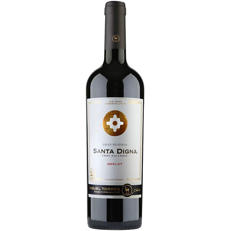 Vino Tinto Reserva Merlot Botella 750 cc Santa Digna