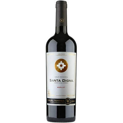 Vino Tinto Reserva Merlot Botella 750 Cc Santa Digna