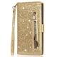 thumbnail image 1 of Funda para FOXDOCK Elegante funda Google Pixel 6a Glitter con cremallera-Ideal para el uso diario, 1 of 5