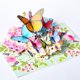 thumbnail image 3 of Tarjeta de Felicitación FIAMR 3D Pop-Up Mariposa y Flor, 3 of 8
