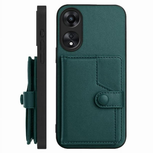 FOXDOCK Funda para OPPO A79 5G con Bloqueo RFID - Diseño Elegante con Cierre de Botón