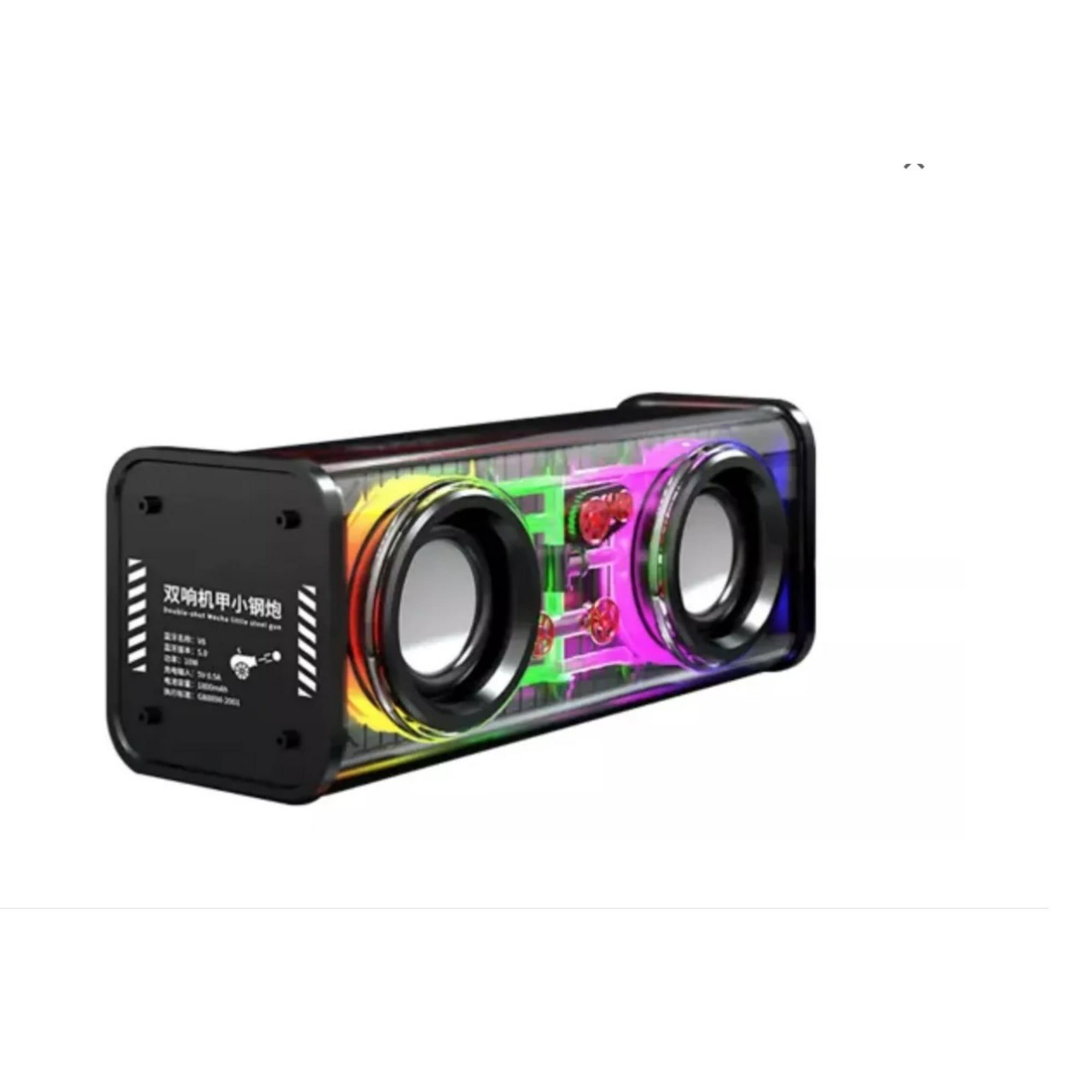 Tomasstore - Parlante Portatil Bluetooth Portátil Rgb Usb Sk6 Rectangular
