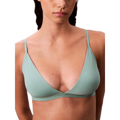 Bralette Calvin Klein, Forma A Cuerpo, Triángulo Ligeramente Forrado