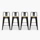 thumbnail image 1 of Pack Tolix Taburetes rsp 66 Madera x4 Negro, 1 of 5
