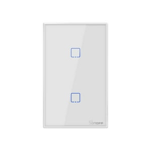 Interruptor De Pared Wifi Sonoff De 2 Canales + Rf