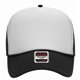 thumbnail image 2 of Gorra Alldayshirts 5 paneles de malla negro/blanco talla única, 2 of 3