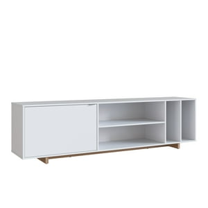 Df Home - Rack Buffet Nova 1 Puerta 4 Divisiones Blanco B84.087